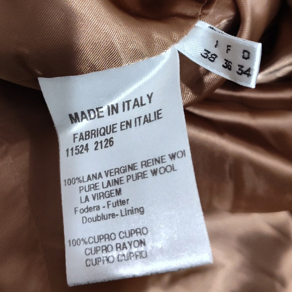 JENNY WAY TAN Overcoat ITALY - Picture 15 of 16